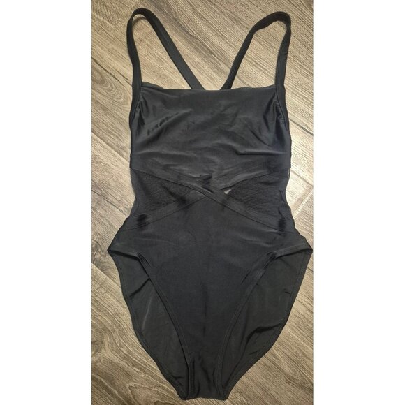 Anne Cole Crossback One-piece Bathingsuit Swimsuit Women's Size 14 - Picture 1 of 5